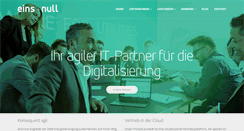 Desktop Screenshot of einsundnull.de